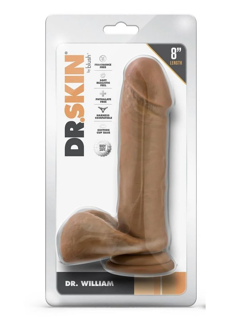 Dr. Skin Silver Collection Dr. William Dildo with Suction Cup - Image 5