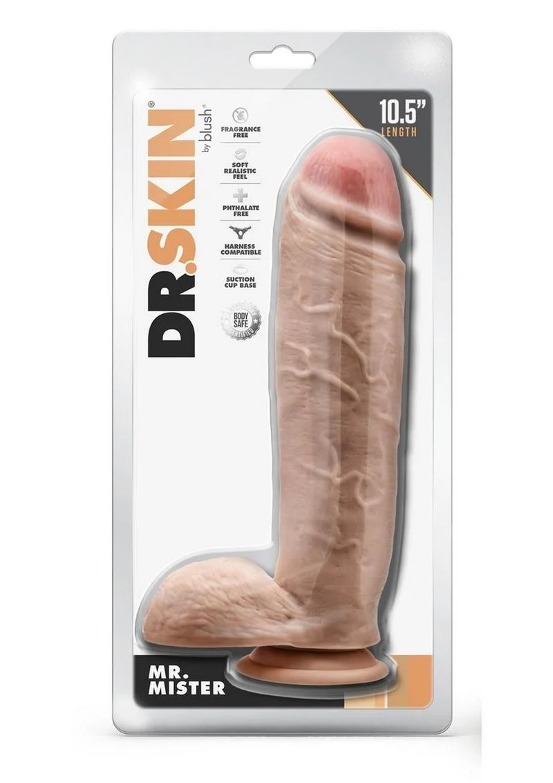 Dr. Skin Silver Collection Mr. Mister Dildo with Suction Cup - Image 3
