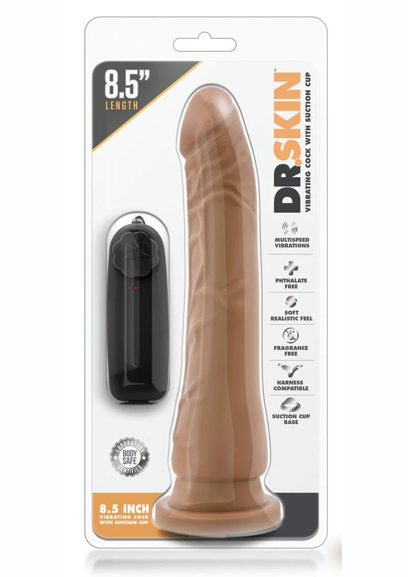 Dr. Skin Vibrating Cock with Suction Cup And Wired Remote Control - Image 4