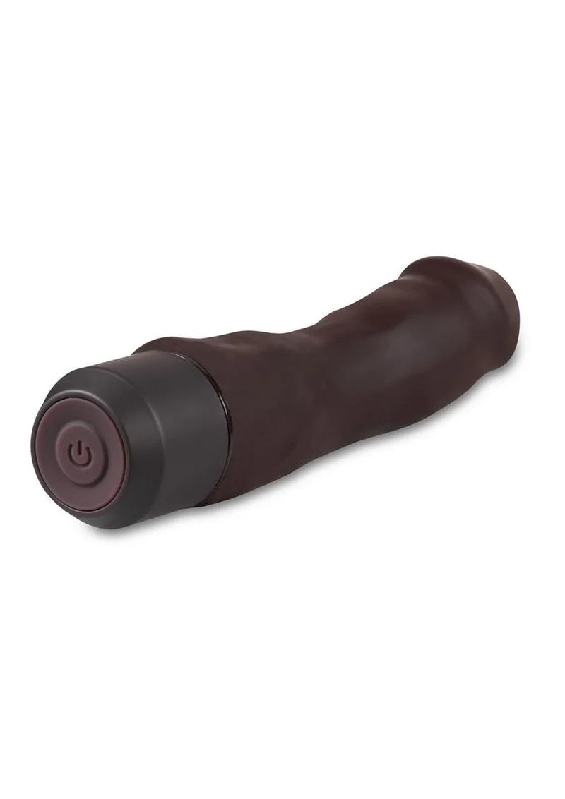 Dr. Steve Vibrating Chocolate Real Feel Toy Dildo - Image 3