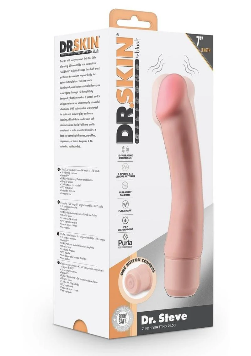 Dr. Steve Vibrating Chocolate Real Feel Toy Dildo - Image 8