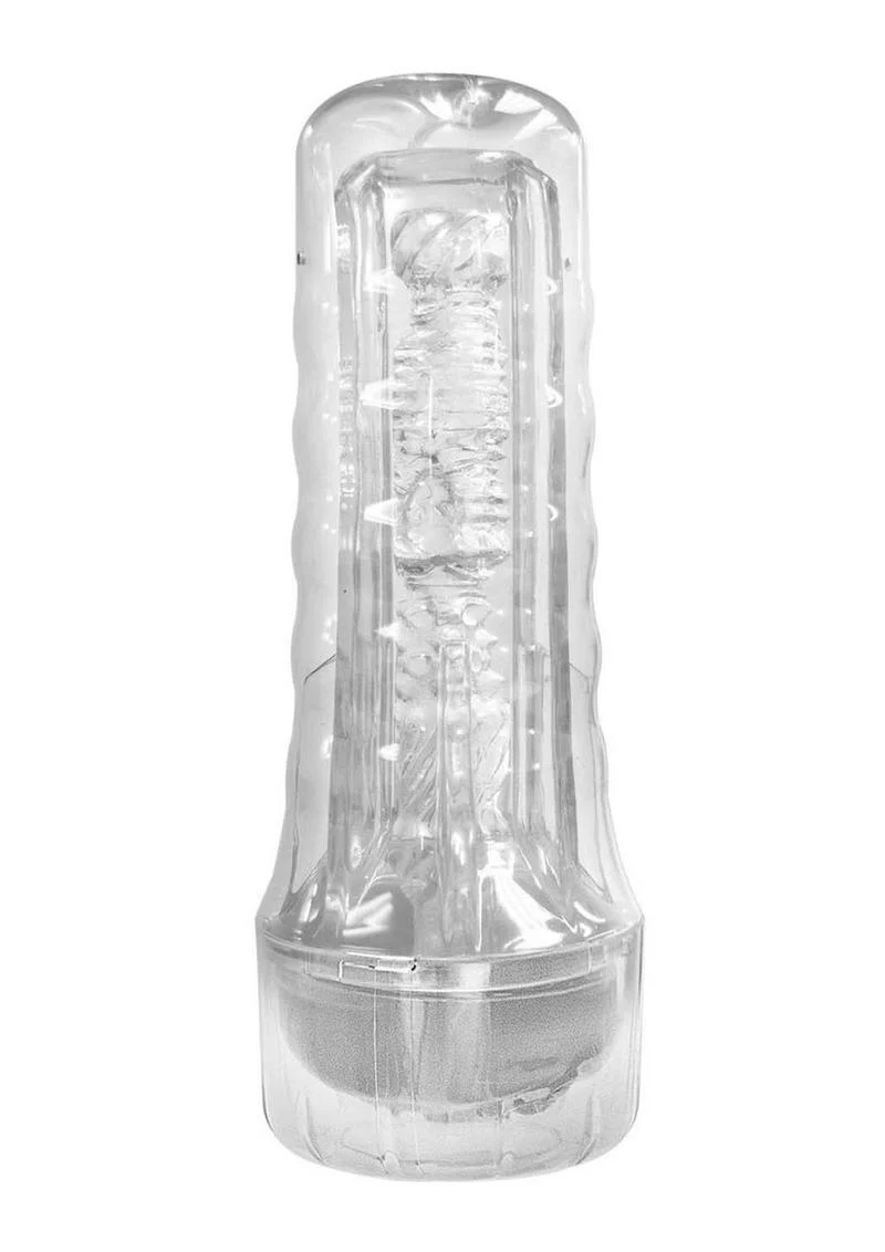 Dream Lite Crystal Vagina Realistic Handheld Masturbator - Image 2
