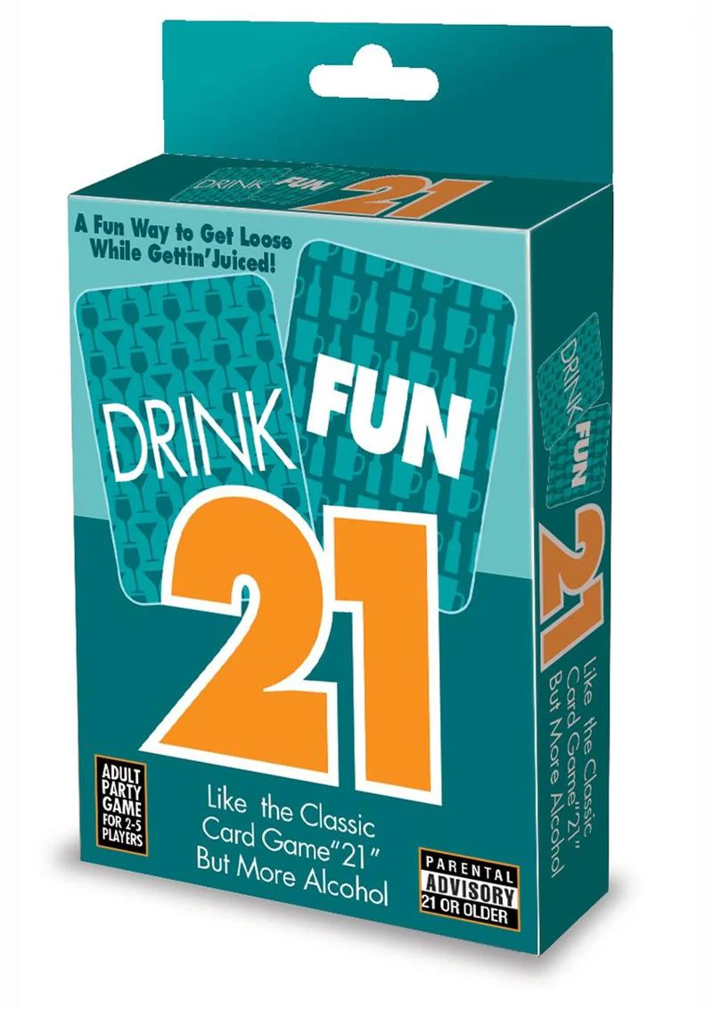Drink Fun 21 Card Game For Classic 21 with Boozy Twists - Image 3