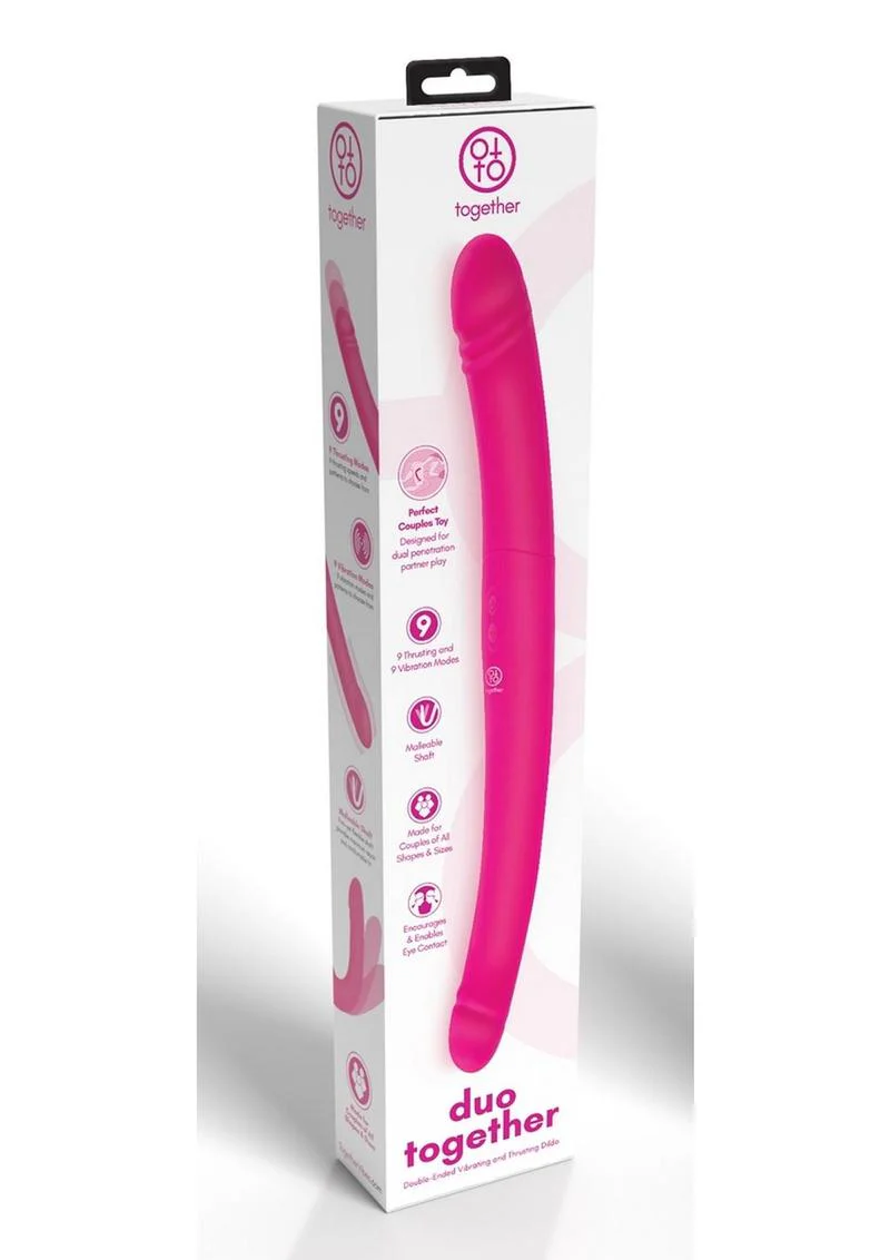 Duo Together Silicone Rechargeable Double Vibrator - Image 4