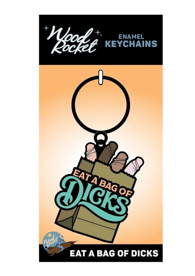Eat A Bag Of Dicks Keychain - Image 2