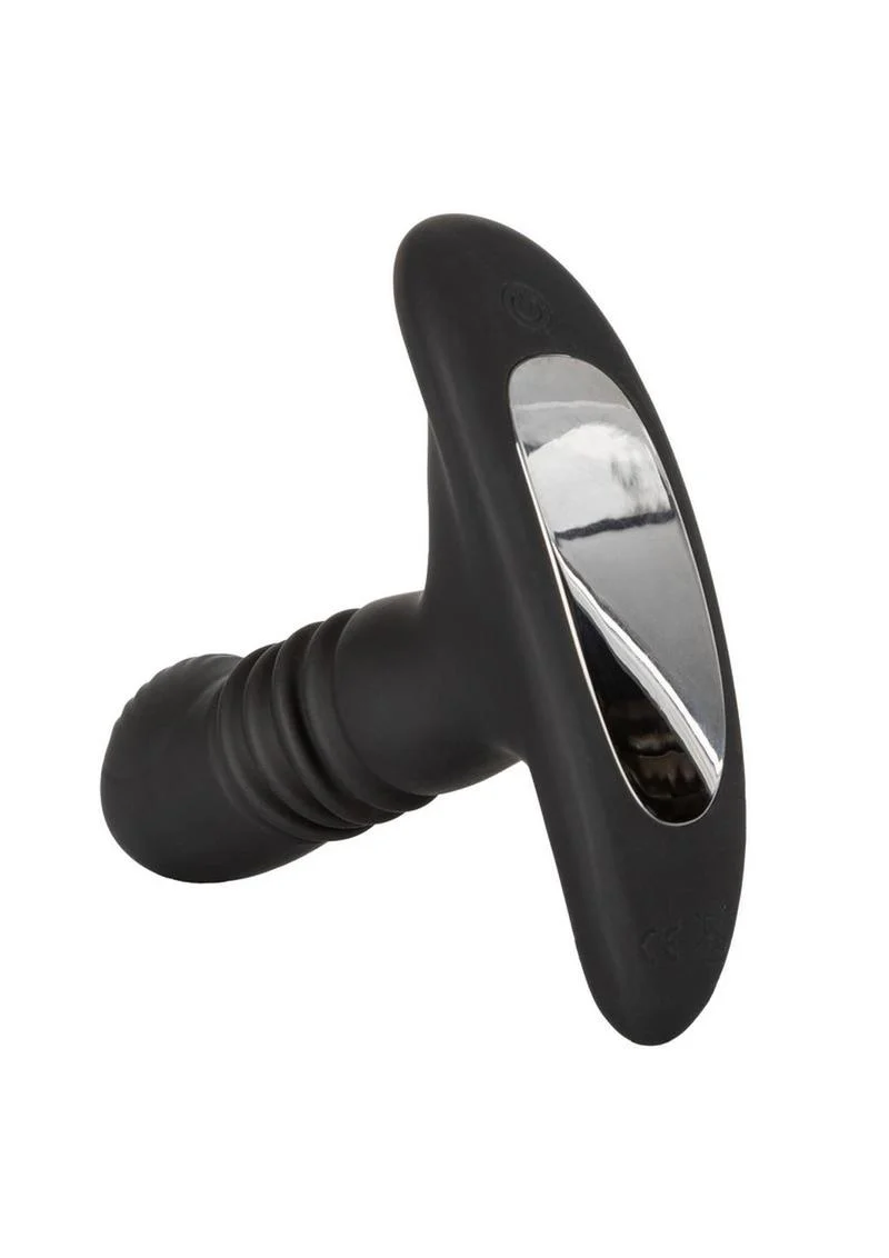 Eclipse Thrusting Rotator Probe Silicone Vibrating Butt Plug - Image 2