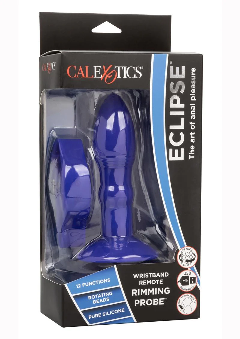 Eclipse Wristband Remote Rimming Probe Silicone Anal Vibrator - Image 4