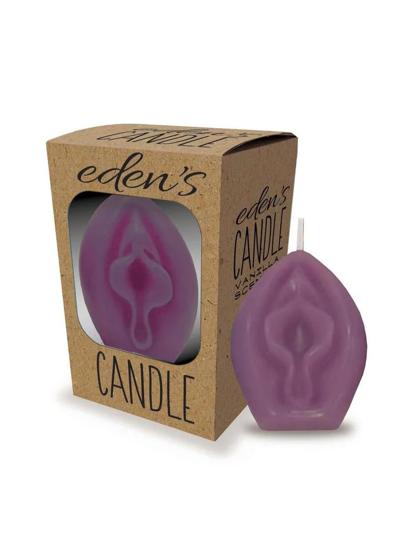Eden's Vanilla Scented Vagina Candle Taupe Nude for Intimate Spaces - Image 5