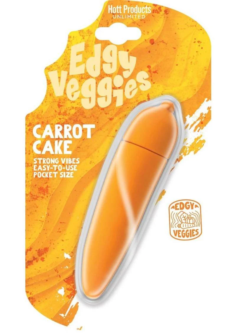 Edgy Veggies Carrot Cake Rechargeable Silicone Vibrator - Image 2