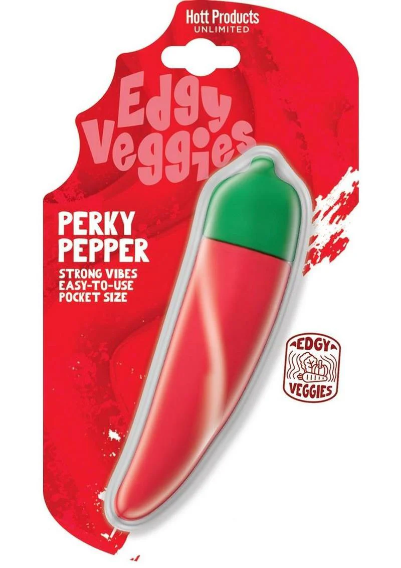 Edgy Veggies Perky Pepper Rechargeable Silicone Vibrator - Image 2