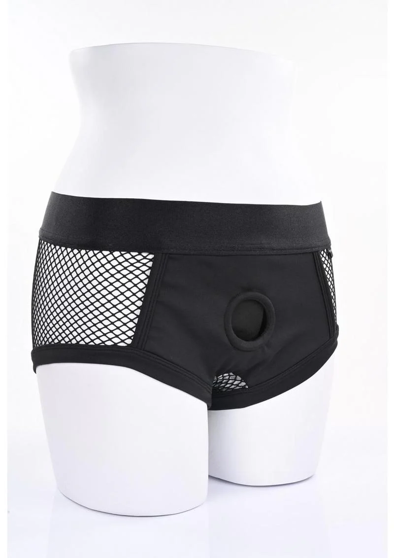 EM.EX. Fit Harness Fishnet Sexy Mesh Strap-On - Image 2