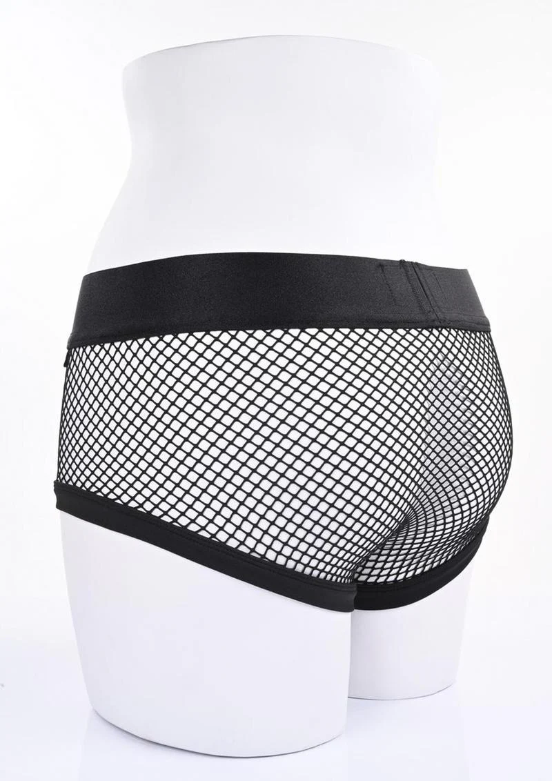 EM.EX. Fit Harness Fishnet Sexy Mesh Strap-On - Image 3