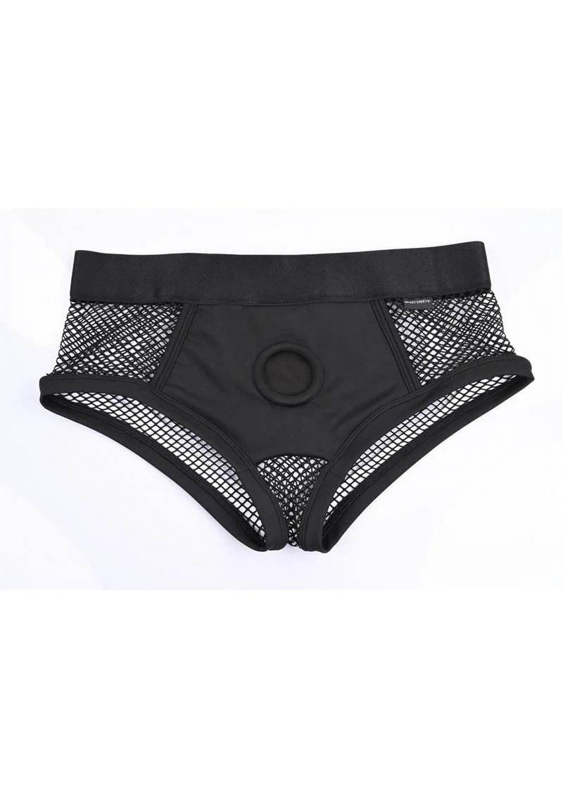 EM.EX. Fit Harness Fishnet Sexy Mesh Strap-On - Image 6