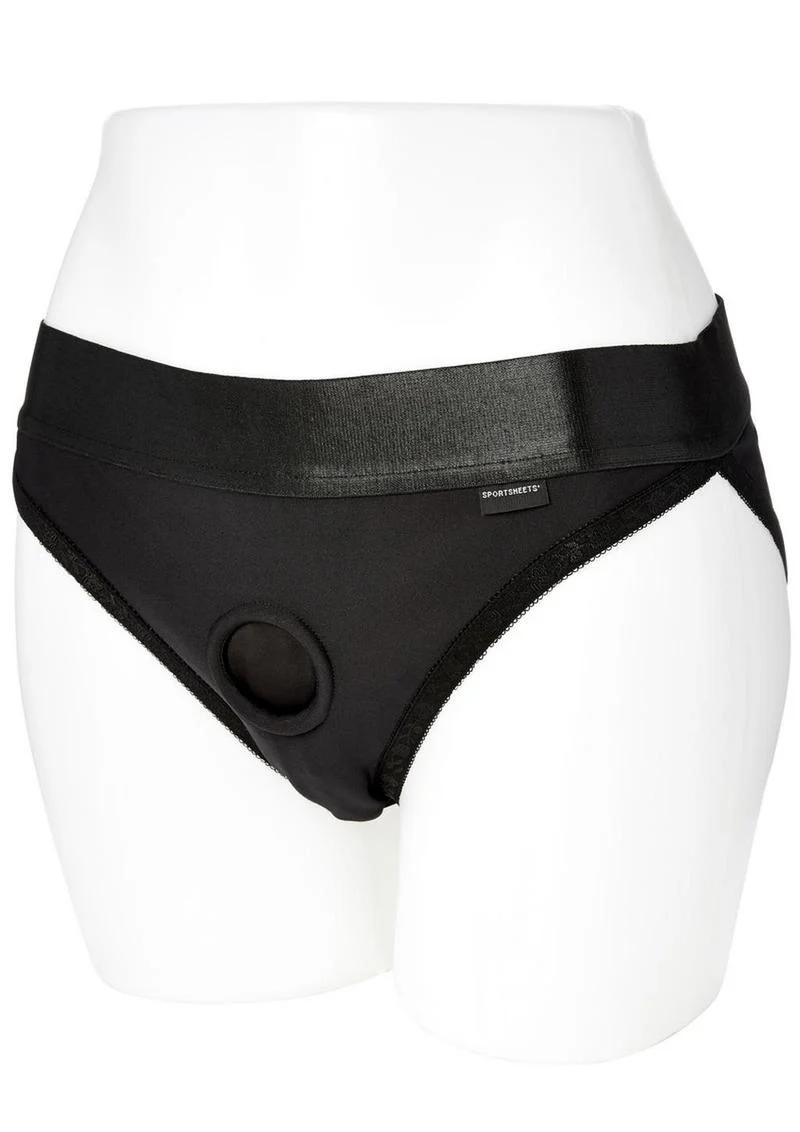 EM.EX. Silhouette Harness Black Bikini Cut - Image 3