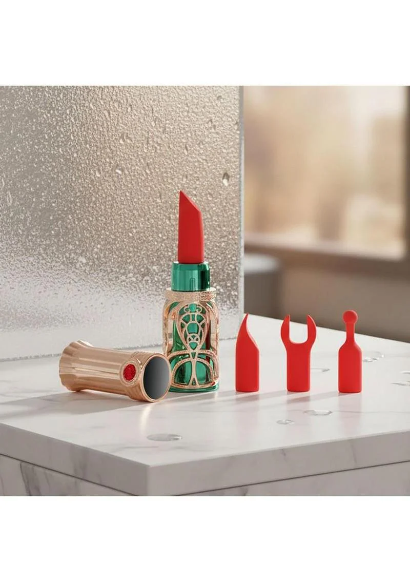 Emerald Kiss Lipstick Vibrator - Image 3