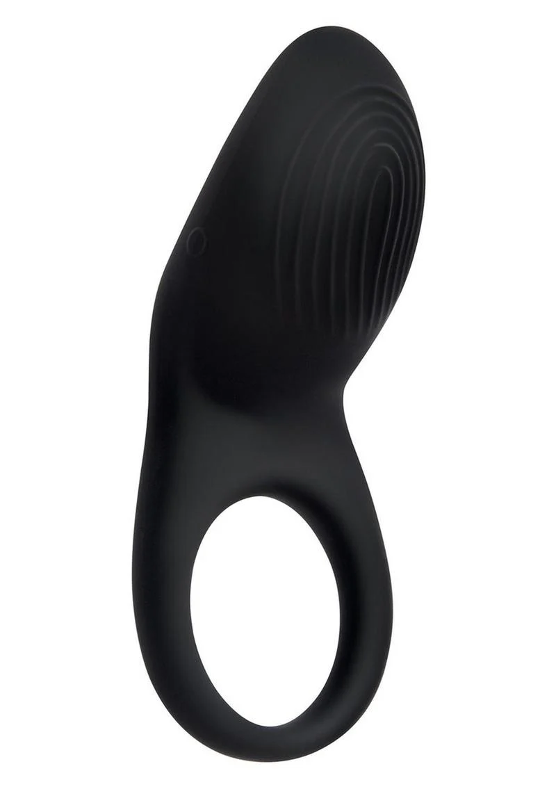 Envy Imprint Vibrating Textured Rechargeable Silicone Stamina Ring - Image 2