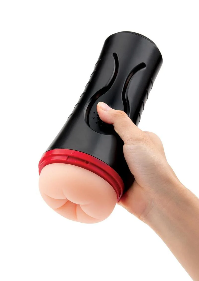 Envy Squeezable Rear Clutch Vibrating Discreet Backdoor Stroker - Image 3