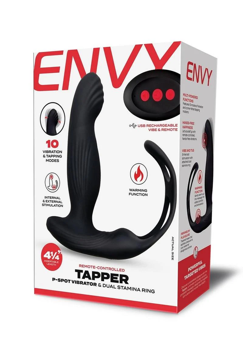 Envy Tapper P-Spot Vibrator And Stamina Ring With Remote Control - Image 3