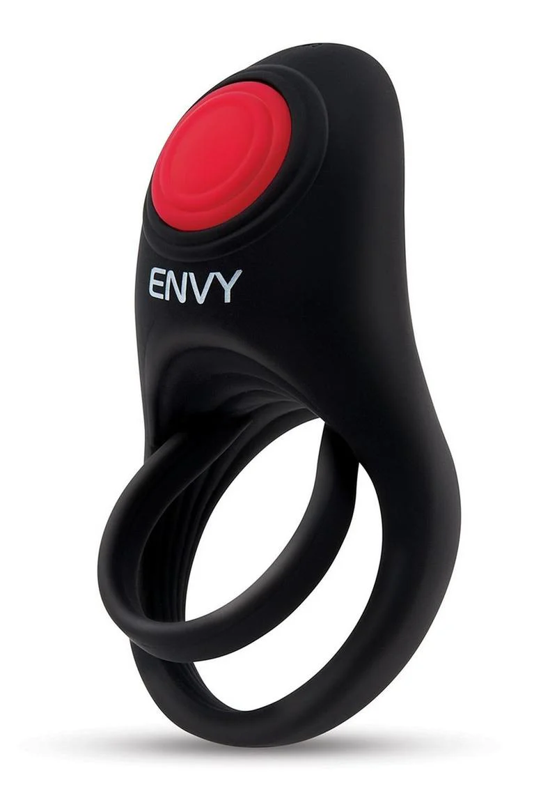 Envy Toys Bullseye Vibrating Silicone Dual Stamina Ring - Image 2