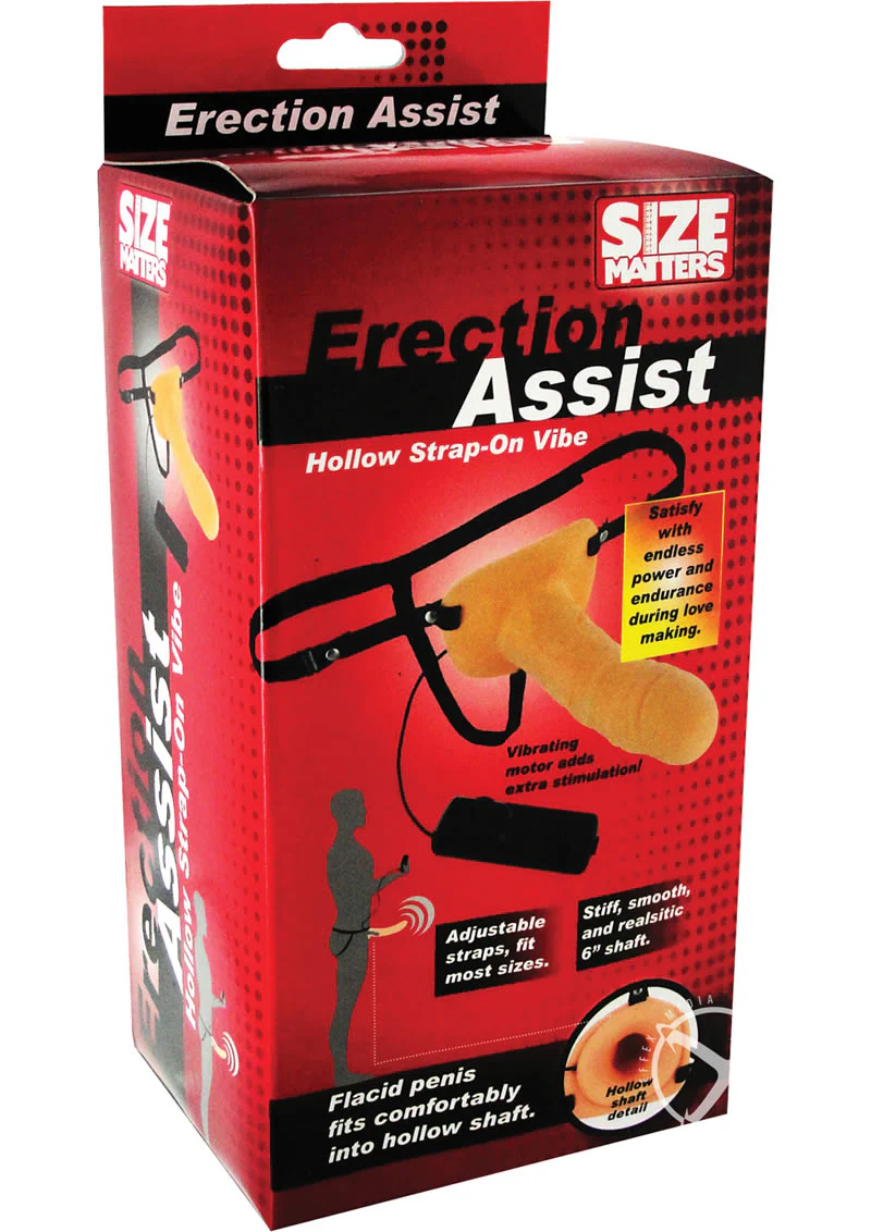 Erection Assist Hollow Strap On Vibe With Wired Remote Control - Image 4