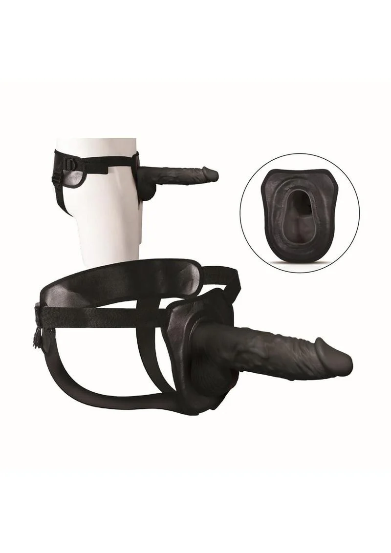 Erection Assistant Hollow Strap-On with Adjustable Harness - Image 14