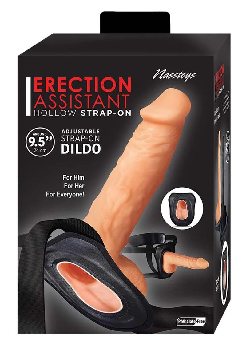 Erection Assistant Hollow Strap-On with Adjustable Harness - Image 18