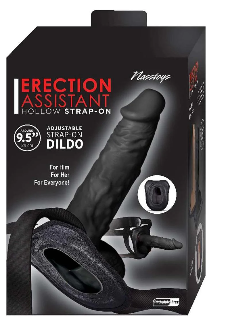 Erection Assistant Hollow Strap-On with Adjustable Harness - Image 19