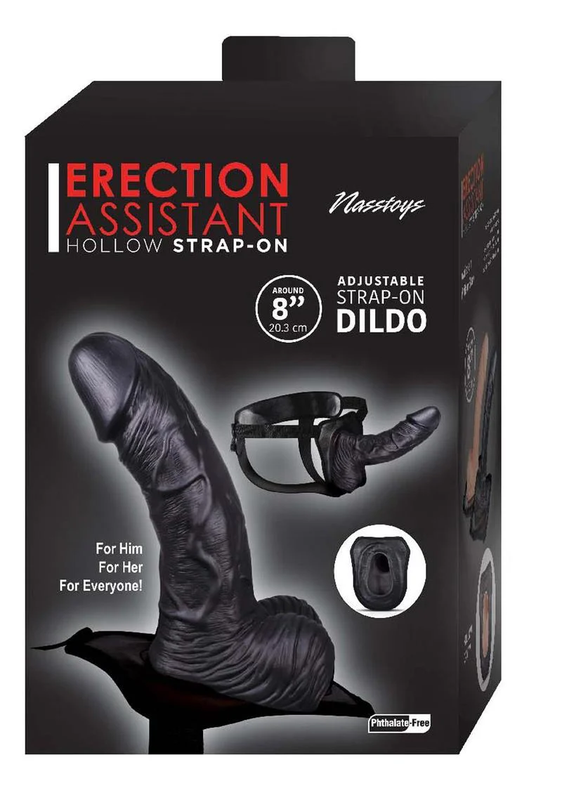 Erection Assistant Hollow Strap-On with Adjustable Harness - Image 20