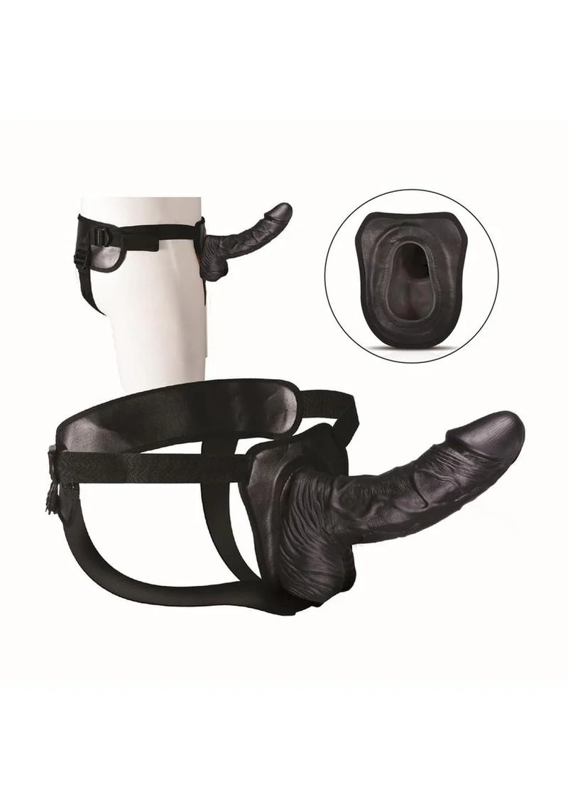 Erection Assistant Hollow Strap-On with Adjustable Harness - Image 3