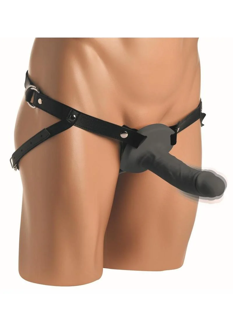 Erection Realistic Vibrating Silicone Penis Sheath - Image 2