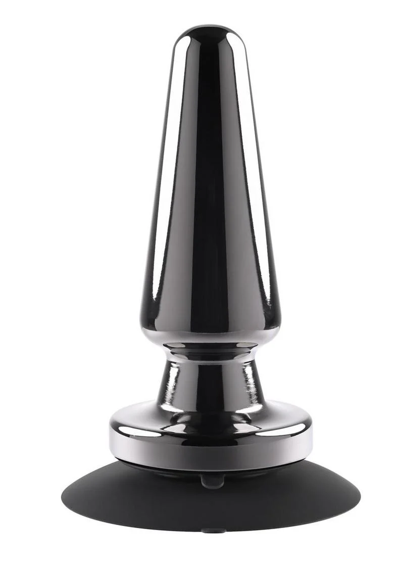 Evolved Advanced Metal Chrome Vibrating Anal Plug