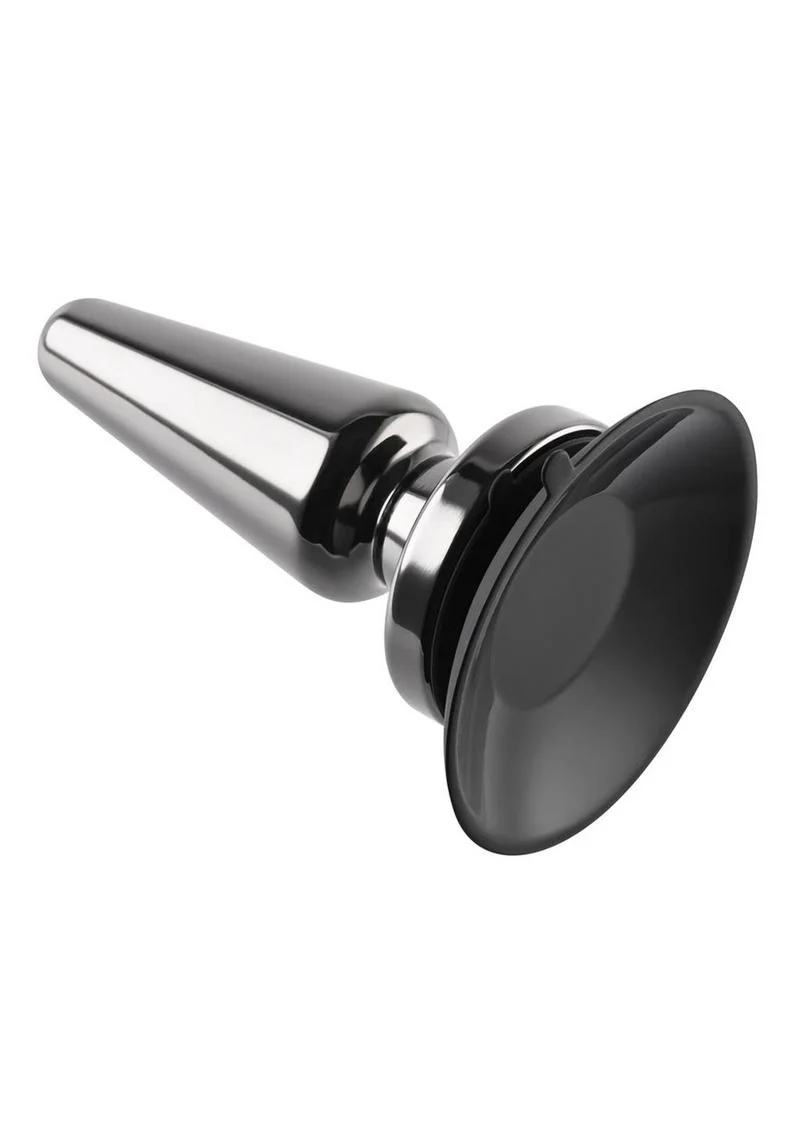Evolved Advanced Metal Chrome Vibrating Anal Plug - Image 3