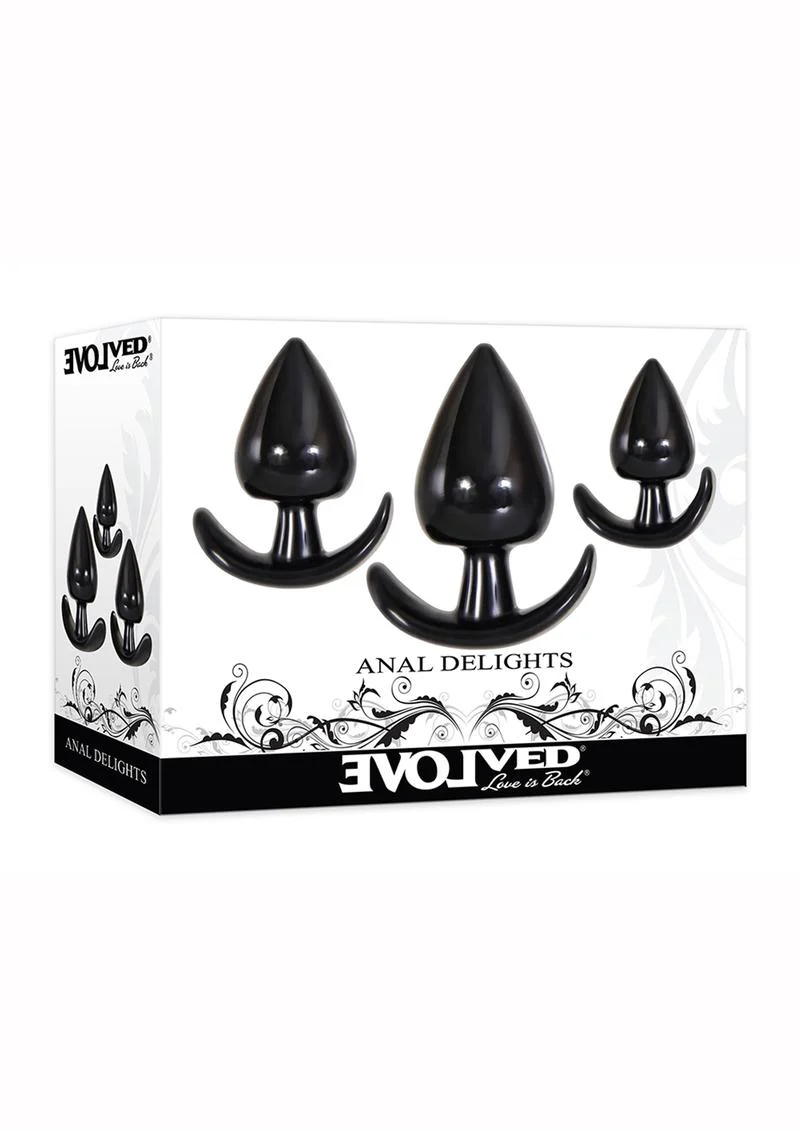 Evolved Anal Delights Black Anal Training Kit - Image 4