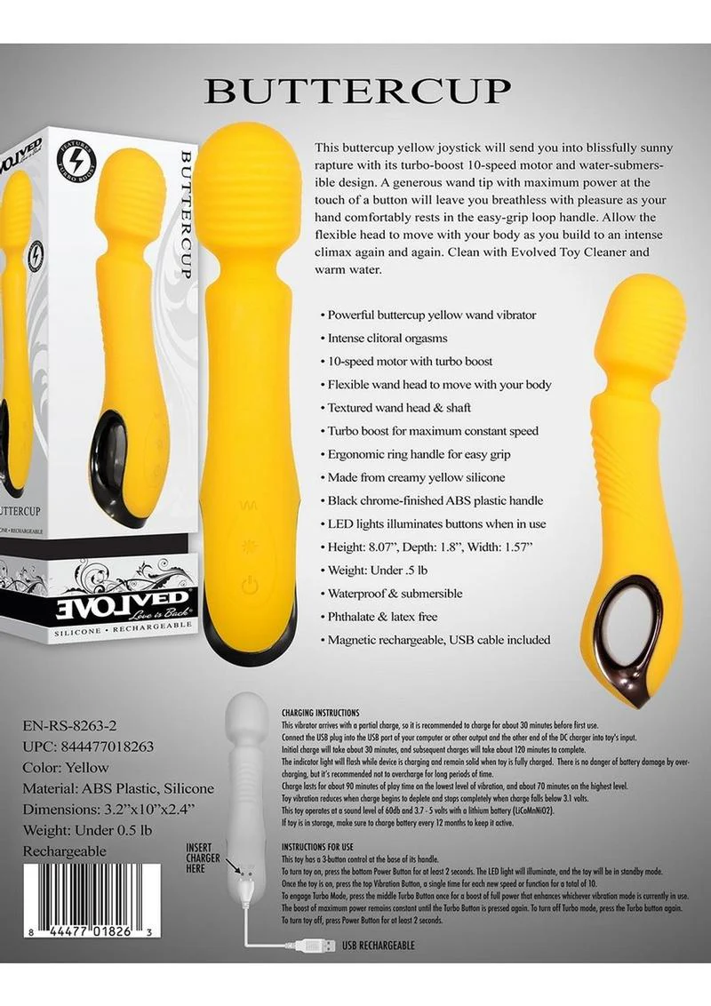 Evolved Buttercup Wand Massager - Image 4