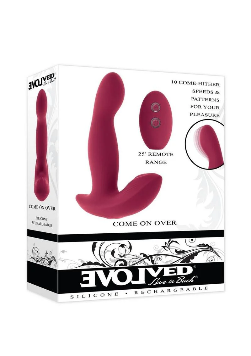 Evolved Come On Over Rechargeable Silicone Dual Vibrator - Image 4