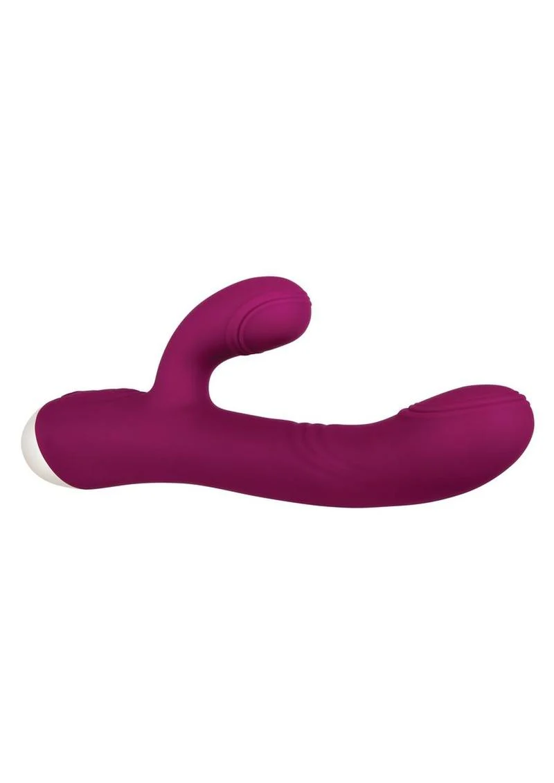 Evolved Double Tap Dual Stimulating Thumping G-Spot And Clitoral Vibrator - Image 2