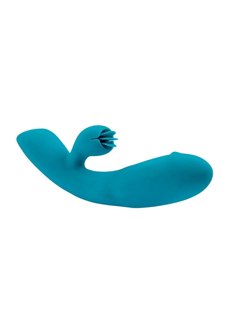 Evolved Fierce Flicker Rechargeable Silicone Rabbit Vibrator - Image 2
