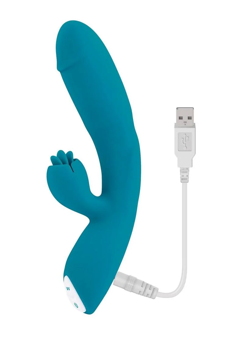 Evolved Fierce Flicker Rechargeable Silicone Rabbit Vibrator - Image 3