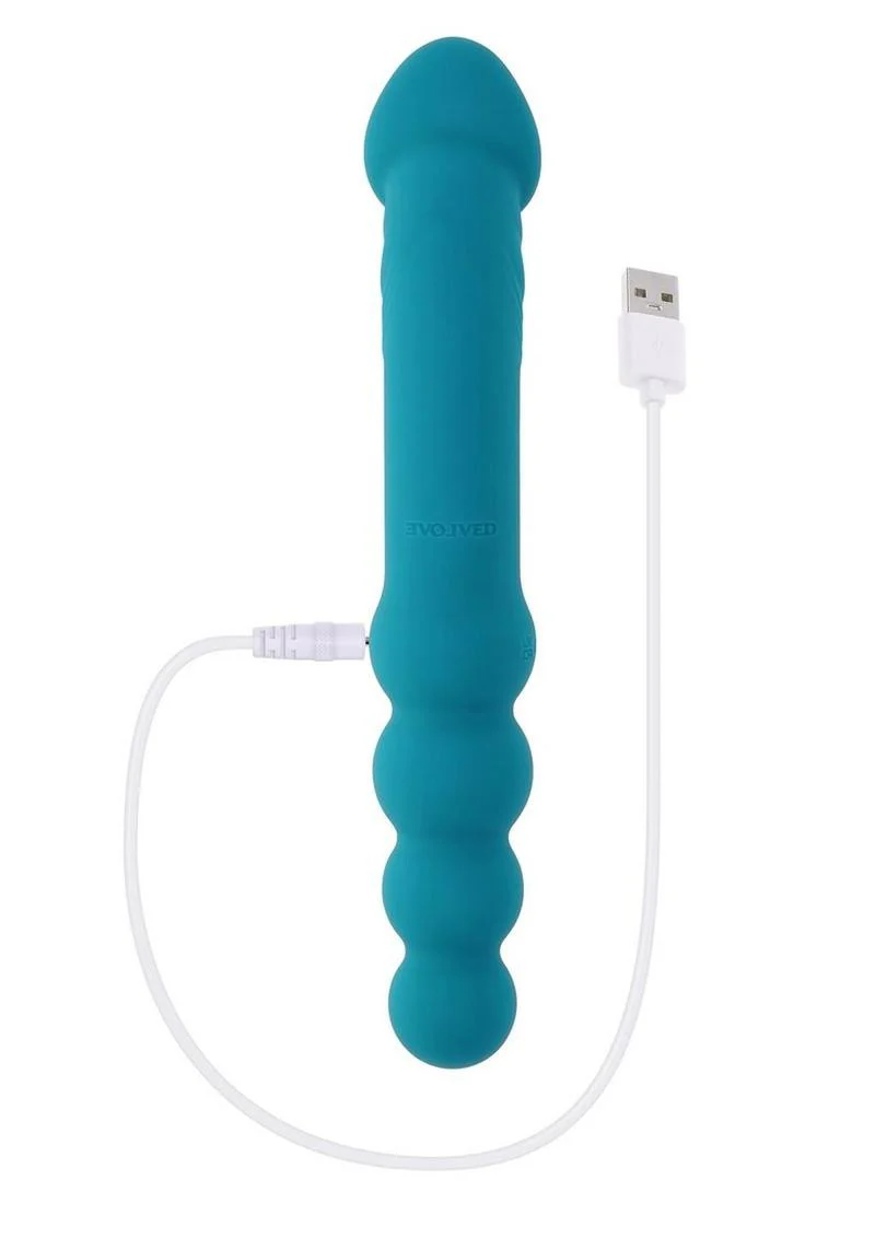 Evolved Flip Flop Rechargeable Silicone Dual-End Vibrator - Image 3