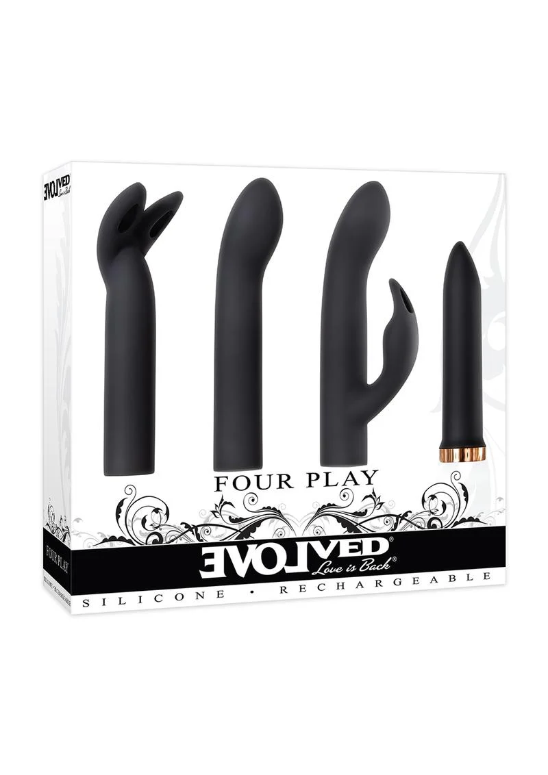 Evolved Four Play Rechargeable Bullet and Sleeve Kit - Image 4