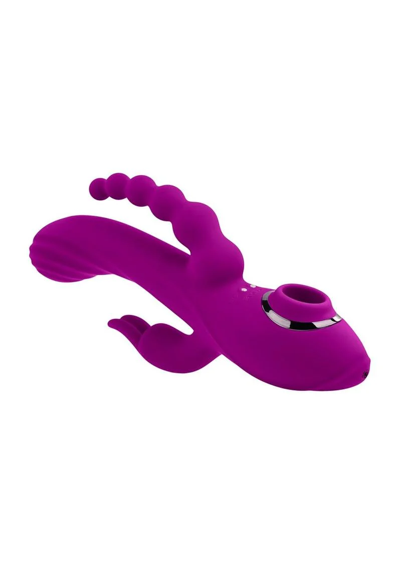 Evolved Fourgasm Rechargeable Multi-Stimulator Rabbit Vibrator - Image 2