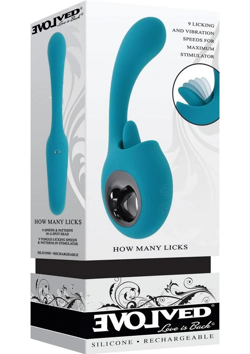 Evolved How Many Licks Licking and Vibration Dual Stimulator - Image 4