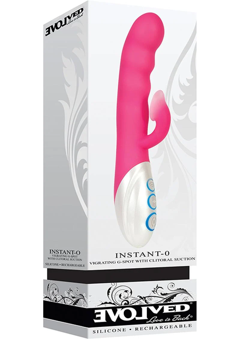 Evolved Instant-O Rechargeable Silicone G-Spot Clitoral Suction Vibrator - Image 4