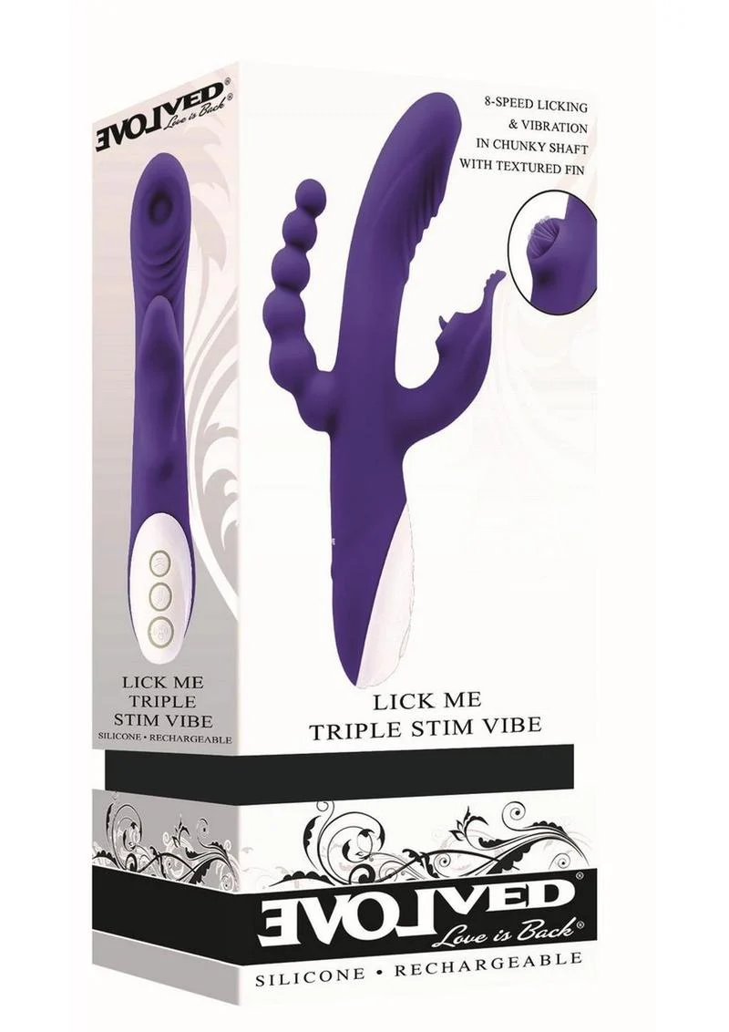 Evolved Lick Me Triple Stim Vibrator - Image 4