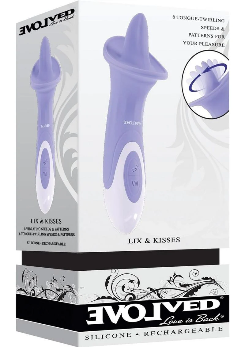 Evolved Lix And Kisses Rechargeable Silicone Clitoral Stimulator - Image 4