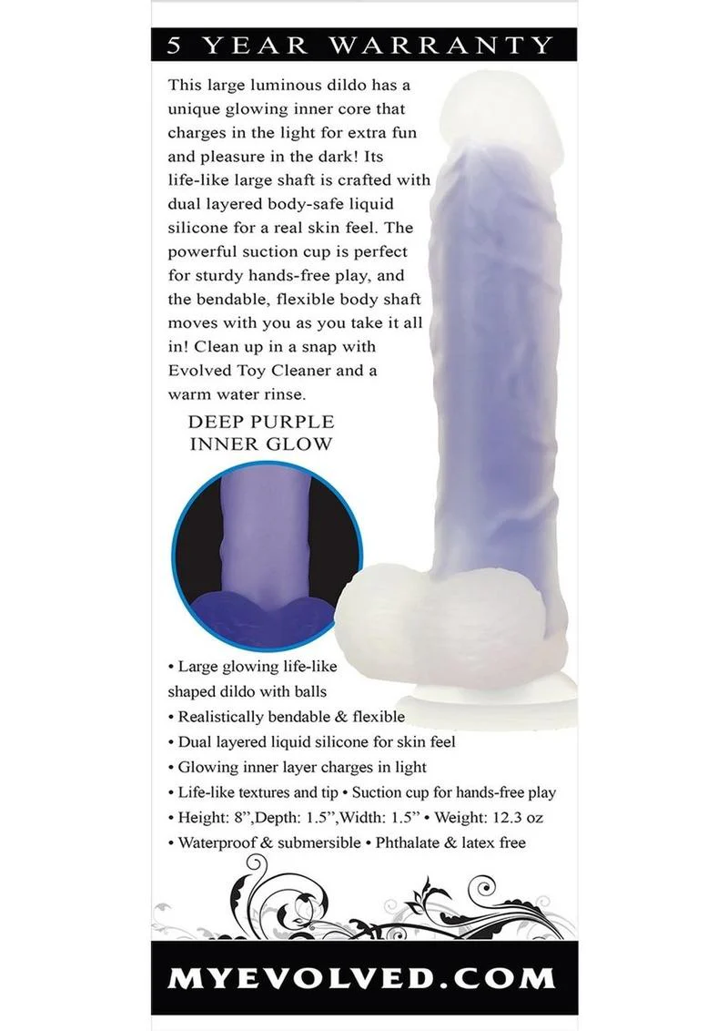 Evolved Luminous Glow in the Dark Dildo - Image 3