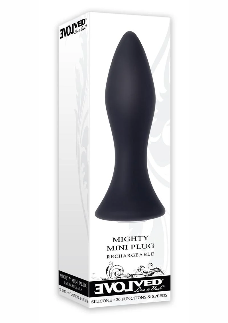 Evolved Mighty Mini Rechargeable Silicone Anal Plug - Image 3