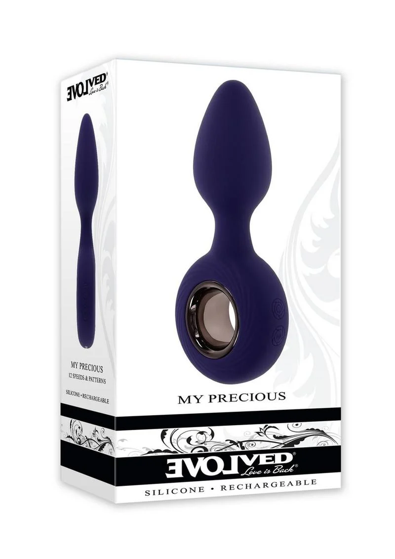 Evolved My Precious Rechargeable Silicone Anal Plug - Image 4