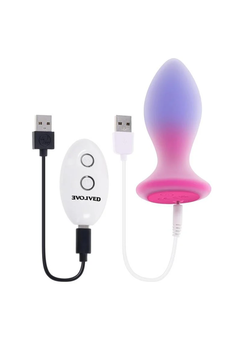Evolved Paradise Plug Rechargeable Silicone Butt Plug - Image 3