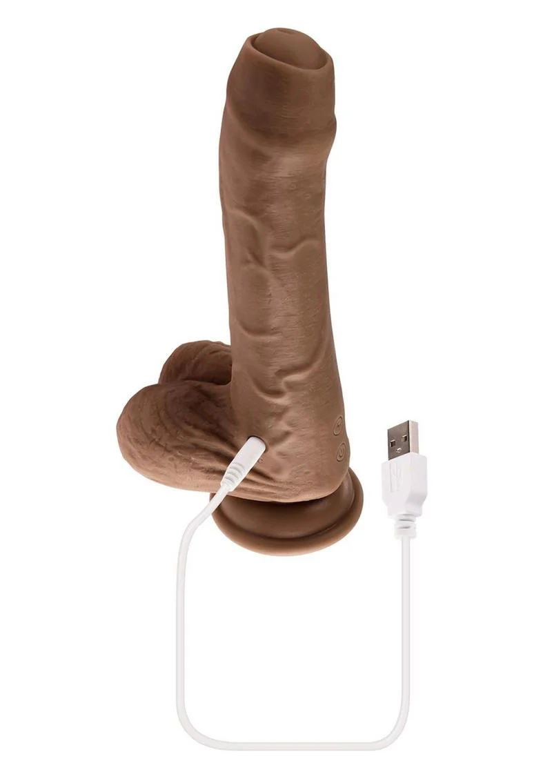 Evolved Peek A Boo Vibrating Realistic Silicone Rechargeable Dildo - Image 3